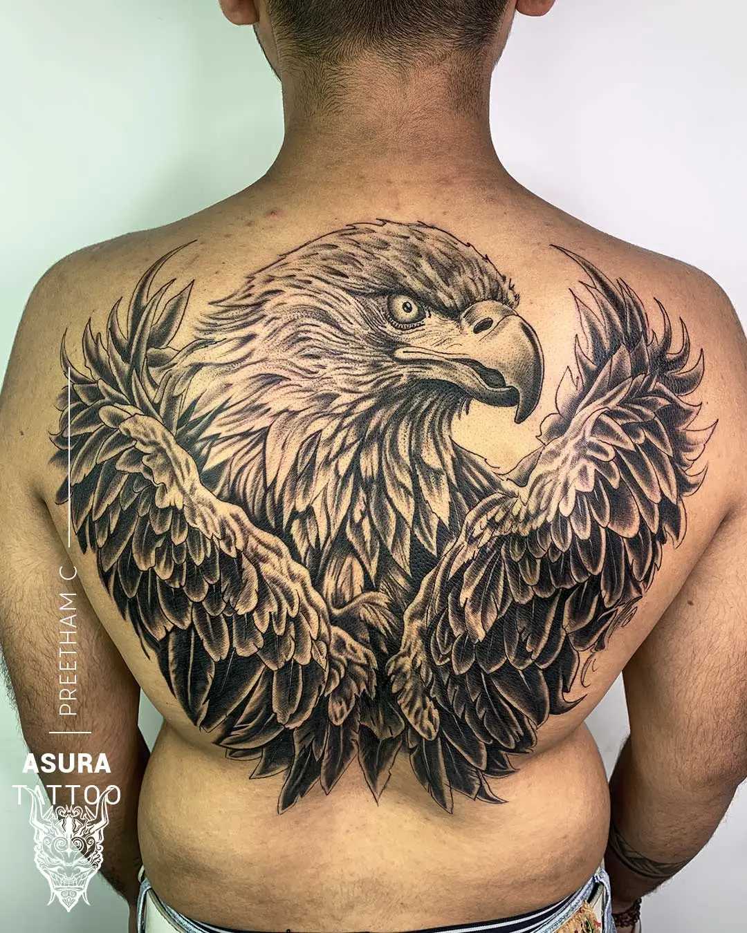 Eagle Back tattoo Eagle Back tattoo