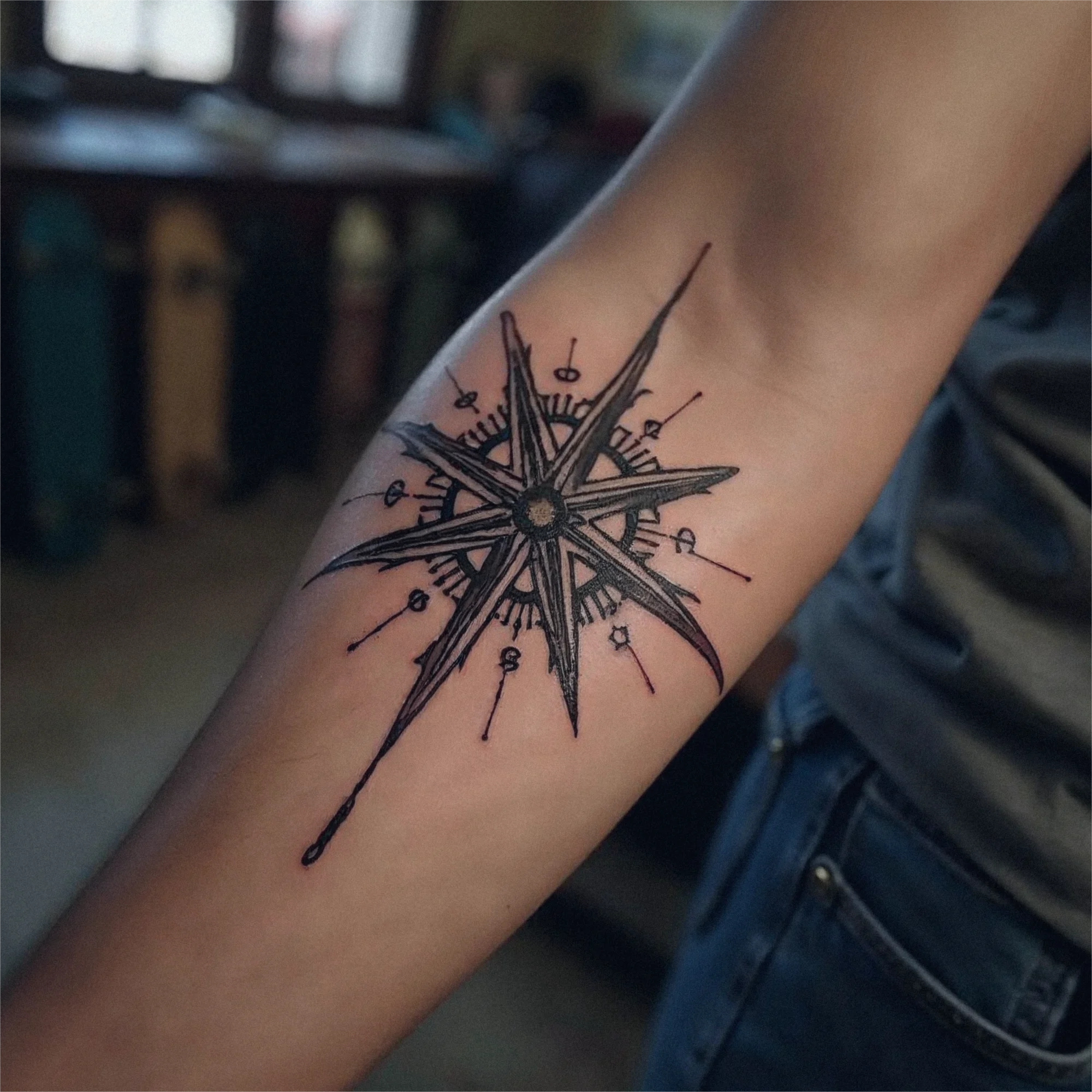 simple geometric tattoo simple geometric tattoo